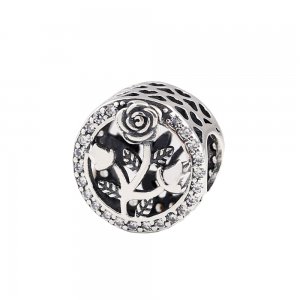 Charm Flor de Rosa Pandora - P-D-2630 Charm Flor de Rosa Pandora - P-D-2630