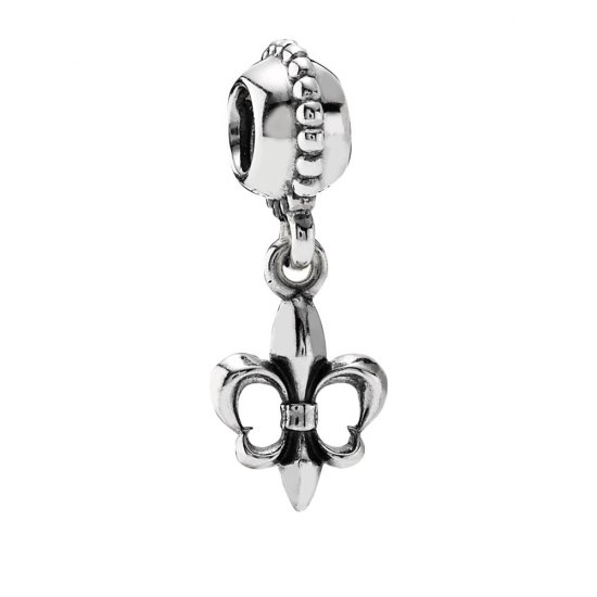 Charm PANDORA de Prata Pendente Flor de Lis - 790576  Clique na imagem para fechar