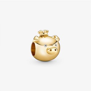 Charm Porco brilhante do Zodíaco Pandora Shine - 768591C01