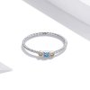 Anel Amor do arco-íris estilo Pandora - SCR721