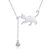 Colar Gatinho travesso estilo Pandora - SCN232