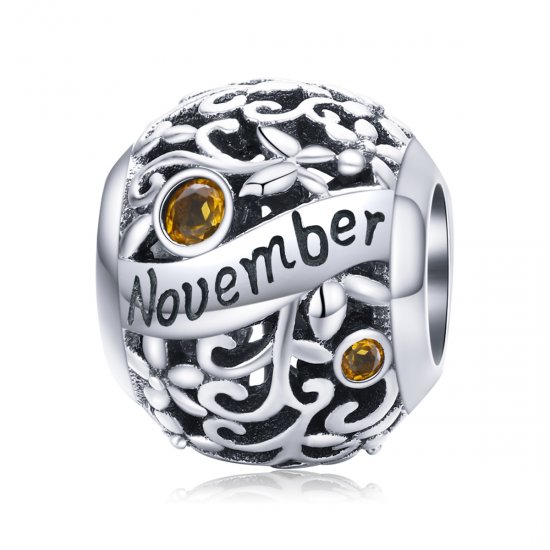 Charm Pedra de nascimento de novembro estilo Pandora - SCC1385-11  Clique na imagem para fechar