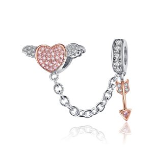 Corrente de Segurança Flecha de cupido estilo Pandora - SCC1208 Corrente de Segurança Flecha de cupido estilo Pandora - SCC1208