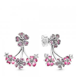 Brincos Petit Flores de Flor de Pêssego Pandora - 298113NCCMX Brincos Petit Flores de Flor de Pêssego Pandora - 298113NCCMX
