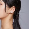 Brincos Petit Lua e estrela estilo Pandora - BSE387