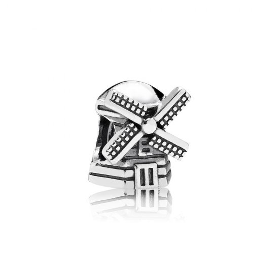 Charm berloques PANDORA De Prata Moinho De Vento  Clique na imagem para fechar