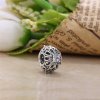 Charm berloques PANDORA de Ouro Brilho Floral