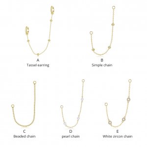 Conjunto de joias Dois tons Brilho Único estilo Pandora - SET016