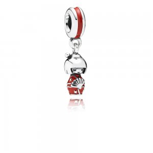 Charm com Pendente PANDORA Boneca Japonesa - 791368EN09 Charm com Pendente PANDORA Boneca Japonesa - 791368EN09