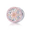 Charm Dois tons Flor life Pandora - SCC923 Charm Dois tons Flor life Pandora - SCC923