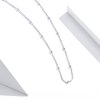 Colar Corrente Básica de Pequenas Bolas estilo Pandora - SCN391
