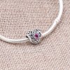 Charm berloques PANDORA Coração de Julho - 791784SRU