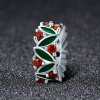 Separador Folhas de árvore de natal estilo Pandora - SCC317
