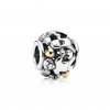 Charm PANDORA de Prata e Ouro Família - 791040