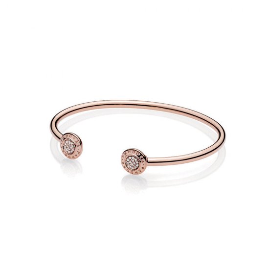 Bracelete Rose PANDORA Signature - 580528CZ  Clique na imagem para fechar