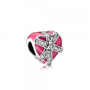 Charm berloques PANDORA Presente de Amor - 792047CZ