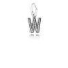 Pingente PANDORA de Prata Brilhante Letra W - 791335CZ Pingente PANDORA de Prata Brilhante Letra W - 791335CZ