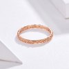 Anel Padrões Retrô estilo Pandora Rose - SCR514
