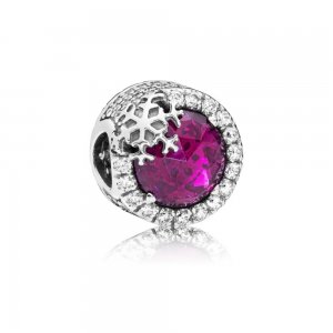 Charm PANDORA Floco De Neve Radiante Vermelho Charm PANDORA Floco De Neve Radiante Vermelho