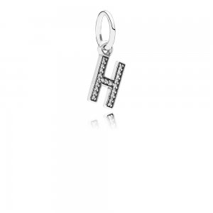 Pingente PANDORA de Prata Brilhante Letra H - 791320CZ