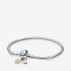 Pulseira Folhas & Cadeia de Cobras Pandora - 588333CZ Pulseira Folhas & Cadeia de Cobras Pandora - 588333CZ