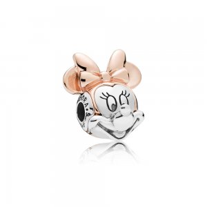 Charm berloques PANDORA Essence Minnie Em Dois Tons