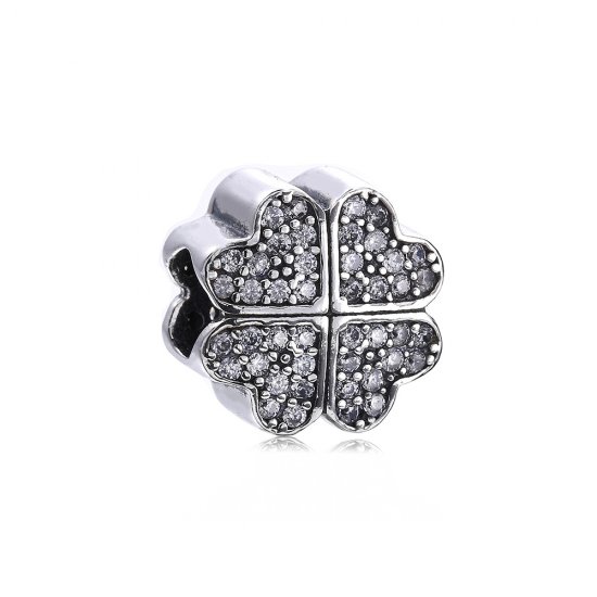 Charm berloques Pandora de prata Trevo 791805CZA  Clique na imagem para fechar