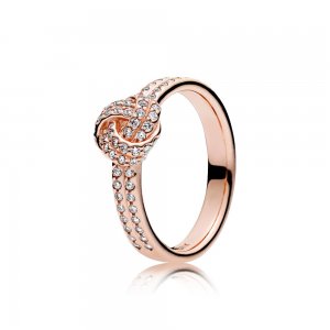 Anel PANDORA Rose™ Nó do Amor - 180997CZ Anel PANDORA Rose™ Nó do Amor - 180997CZ