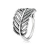 Anel PANDORA de Prata, micro bead-set cubic zirconia - 190886CZ