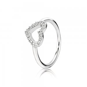 Anel PANDORA de Prata com Zircônia Cúbica - 190861CZ - Anéis