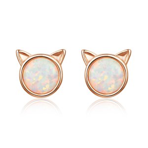 Brincos Petit Estrela miau estilo Pandora Rose - SCE538 Brincos Petit Estrela miau estilo Pandora Rose - SCE538