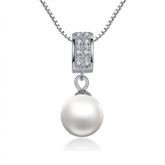Colar Colar de Prata 925 estilo Pandora - SCN030  Clique na imagem para fechar