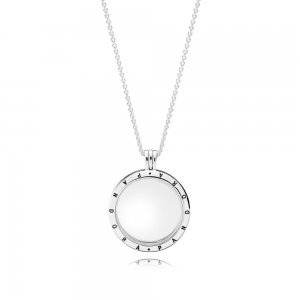 Colar PANDORA com Medalhão Petite Memories - 590530-75
