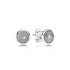 Brinco PANDORA Gota de Pedra da Lua Cinza Junho - 290738MSG