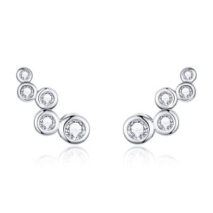 Brincos Petit Elegância Brilhante estilo Pandora - BSE235