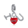 Charm Pendente Eu amo Você estilo Pandora - SCC1055