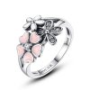 Anel Flor de cerejeira estilo Pandora - SCR004