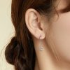 Brinco Flores de Lótus Elegantes estilo Pandora - BSE451
