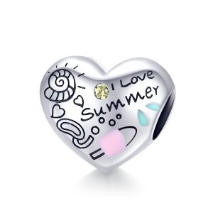 Charm Graffiti de verão estilo Pandora - SCC1529
