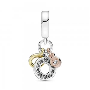 Charm Pendente Triple Monogram & Logo Pandora - 769044C01