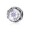 Charm Câncer Brilhante estilo Pandora - SCC1725-4 Charm Câncer Brilhante estilo Pandora - SCC1725-4