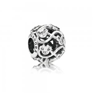 Charm Pandora de prata Disney, Minnie e Mickey Infinito Charm Pandora de prata Disney, Minnie e Mickey Infinito