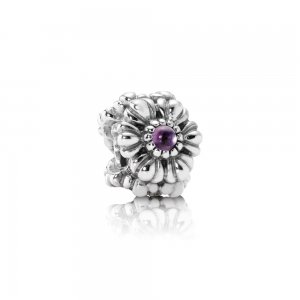 Charm PANDORA de Prata Flor Ametista - 790580AM