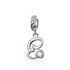 Charm Pendente Letra E estilo Pandora - SCC1183-E Charm Pendente Letra E estilo Pandora - SCC1183-E