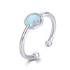 Anel Gatinho em brilho estilo Pandora - SCR651 Anel Gatinho em brilho estilo Pandora - SCR651
