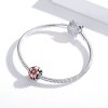 Charm Flor desabrochando estilo Pandora - SCC1707