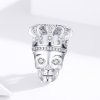 Charm Crânio Com Coroa estilo Pandora - SCC1361