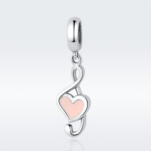 Charm Pendente Notas musicais estilo Pandora - SCC110