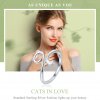 Anel Gatos apaixonados estilo Pandora - SCR341