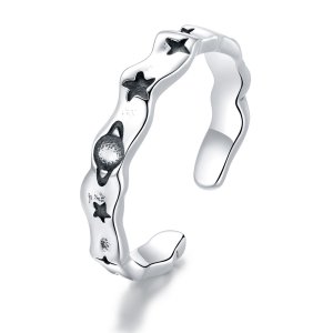 Anel Estrelas celestiais estilo Pandora - SCR678 Anel Estrelas celestiais estilo Pandora - SCR678